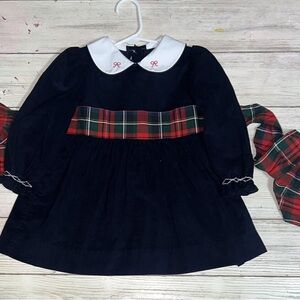 TBBC Navy Plaid Christmas Holiday Dress
4T